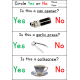 Kitchen Yes No Questions for Speech Therapy Print and Go